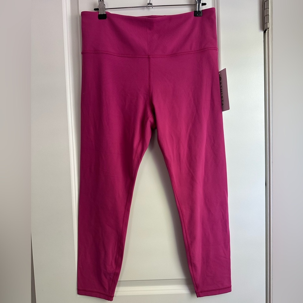 NWT Athleta Magenta Ultra High Rise Elation 7/8 Legging